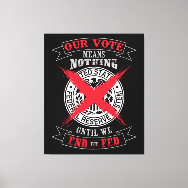 Ende der Gefüttert Wall-Kunst Leinwanddruck (Vorderseite)