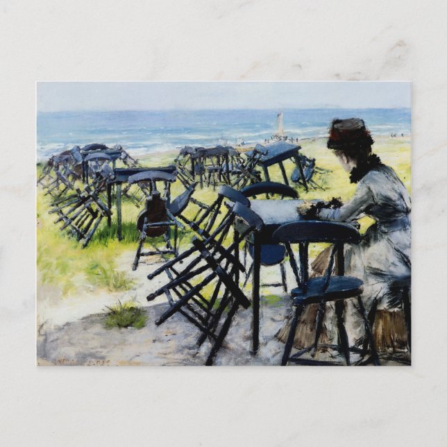 Ende der Saison Postkarte (Vorderseite)