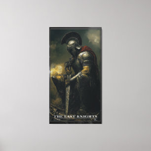 Ende der Schlacht Leinwanddruck