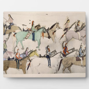 Ende der Schlacht (Tinte auf Papier) Fotoplatte