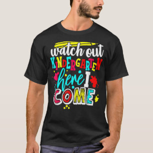 Ende der Schule Abschluss aufpassen Kindergarten E T-Shirt