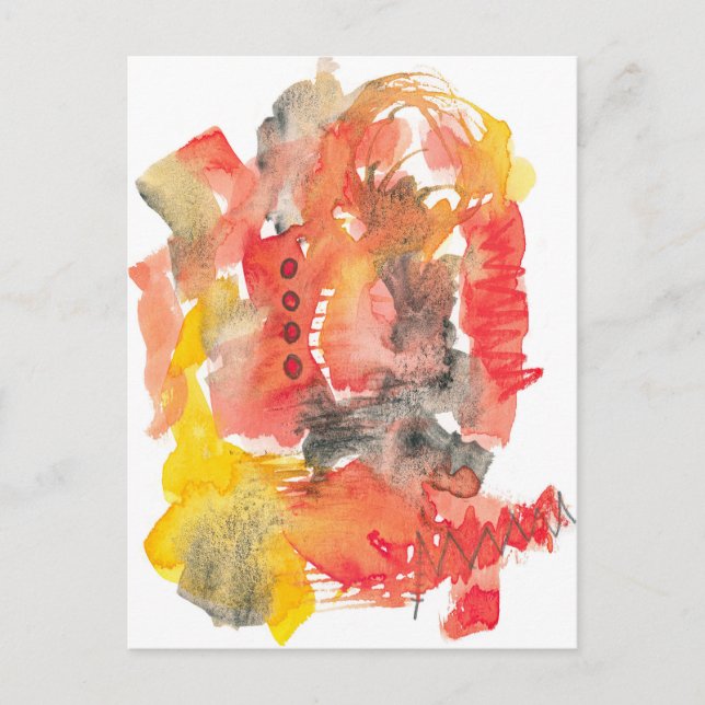 Ende der Sommerpostkarte Postkarte (Vorderseite)