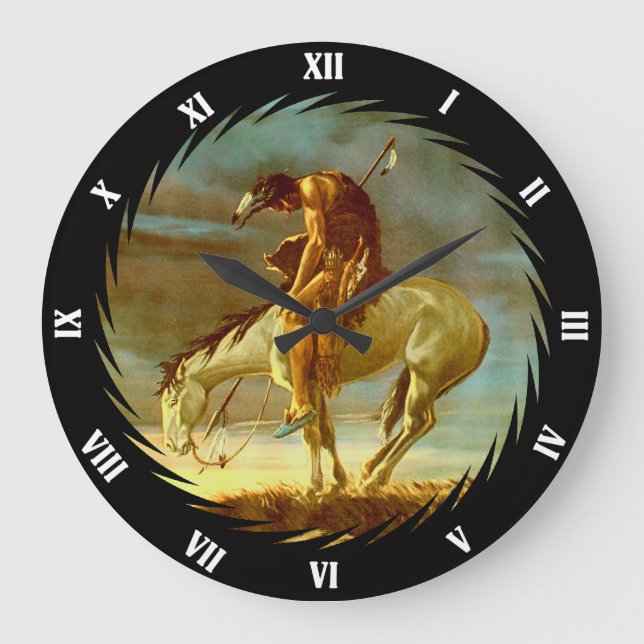 ENDE DER SPUR GROßE WANDUHR (Vorderseite)