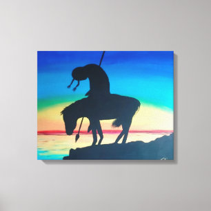 Ende der Spur Leinwanddruck