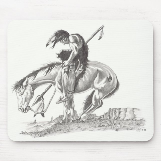 Ende der Spur Mousepad (Vorne)