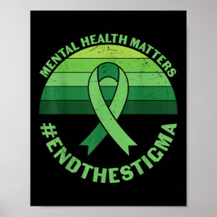 Ende der Stigma Suizid Depression psychische Gesun Poster