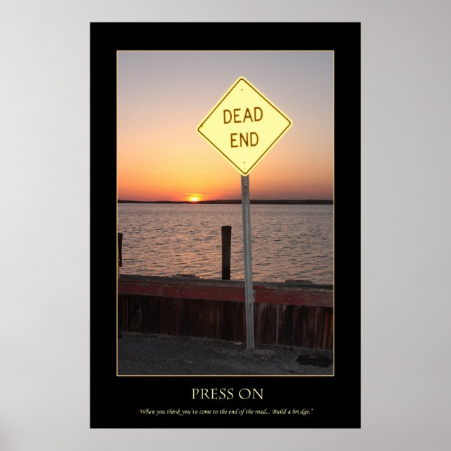Ende der Straße Poster (Vorne)