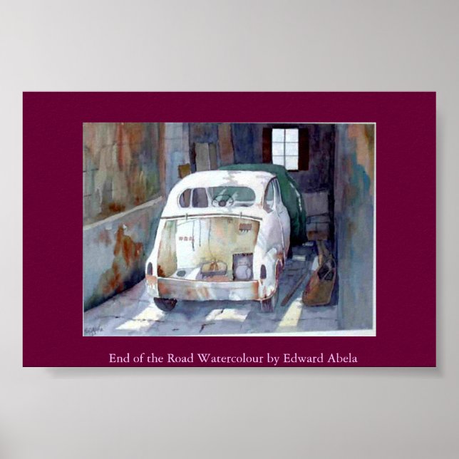 Ende der Straße Poster (Vorne)