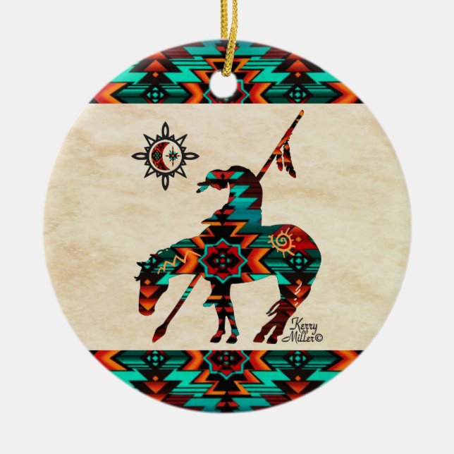 Ende der Trail Keramik Ornament (Vorne)