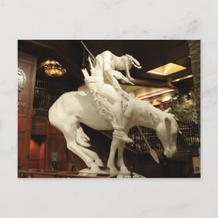 Ende der Trailskulptur Postkarte