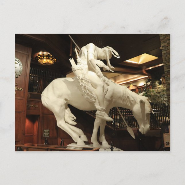 Ende der Trailskulptur Postkarte (Vorderseite)