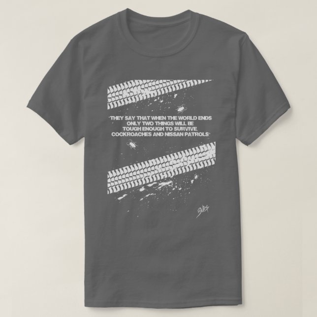 Ende der Welt T-Shirt (Design vorne)