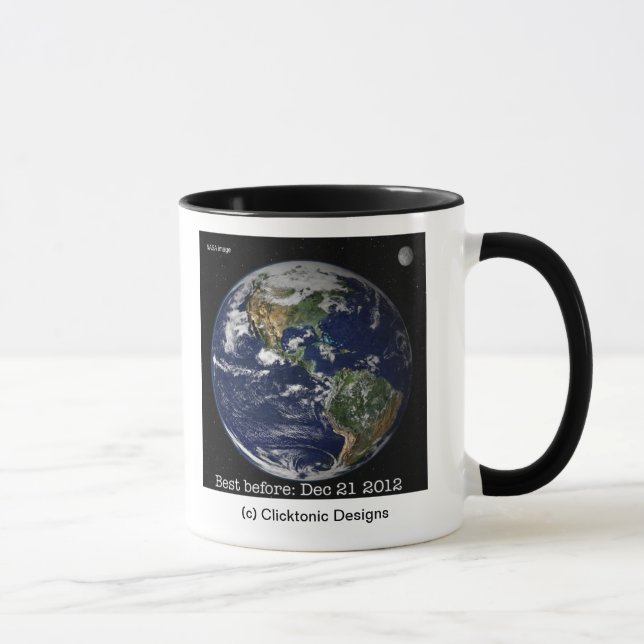 Ende der Welt Tasse (Rechts)