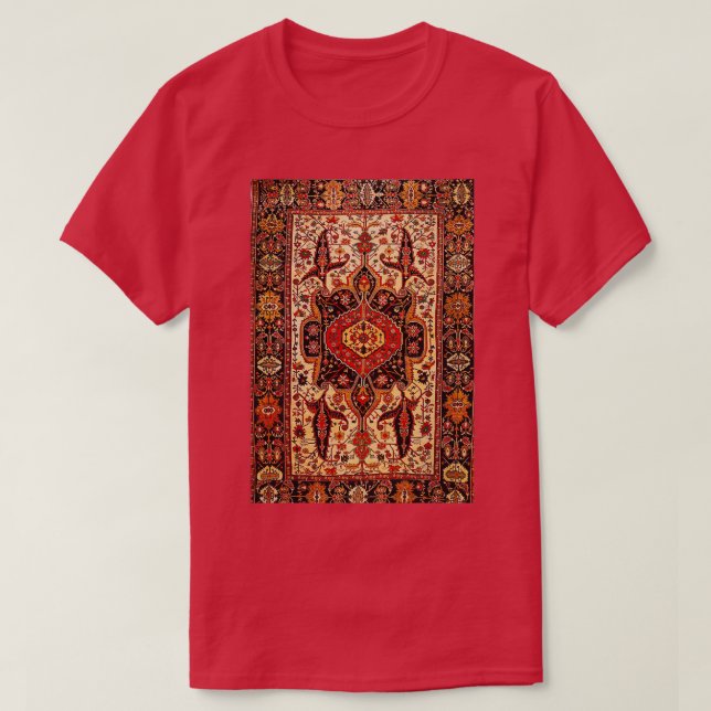 Ende des 19. Jahrhunderts serapi Persian Rug Print T-Shirt (Design vorne)