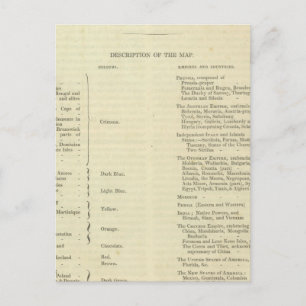 Ende des allgemeinen Friedens 1828 AD Postkarte