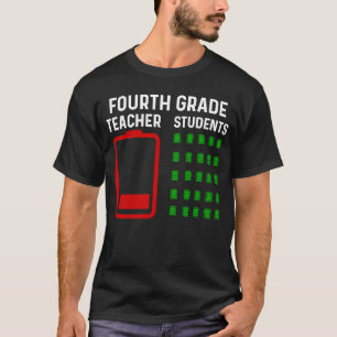 Ende des Jahres Lehrer 4. Klasse Goodbye Teacher B T-Shirt