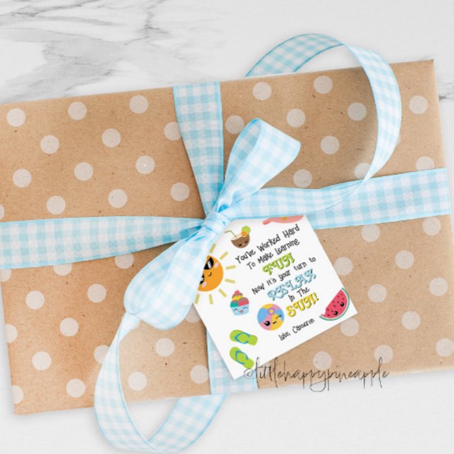 Ende des Jahres Lehrer Vielen Dank Tag Geschenkanhänger (Von Creator hochgeladen)