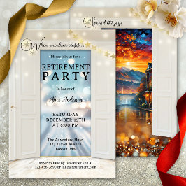 Ende des Jahres Party für die Altersversorgung Einladung