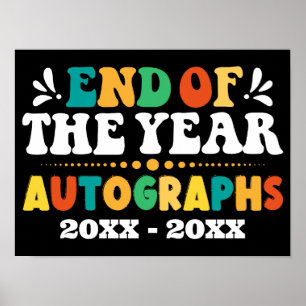 Ende des Jahres Personalisiert Poster