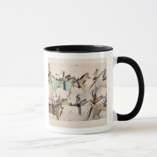 Ende des Kampfes (Tinte auf Papier) Tasse