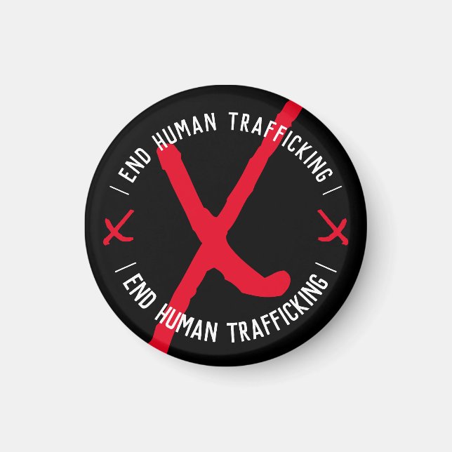 ENDE DES MENSCHENHANDELS XXX MAGNET (Vorne)