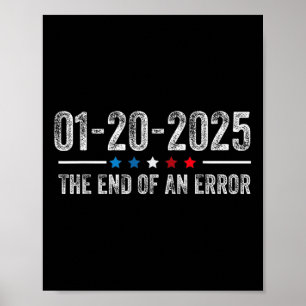 Ende des Shirts 20. Januar 2025 Einweihung Poster