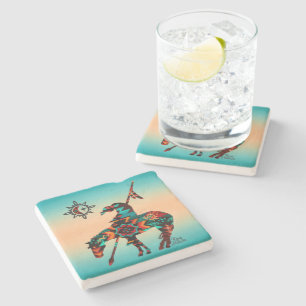 Ende des Stein-Untersetzer Steinuntersetzer