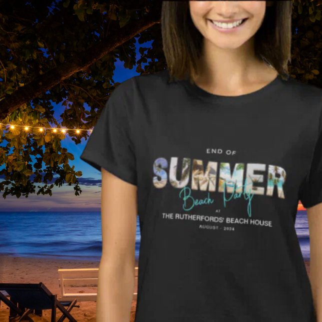 Ende des Summer Beach Party T-Shirt (Von Creator hochgeladen)