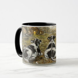 Ende des Tages Kühe Whimsical Farmhouse Kuh Vintag Tasse