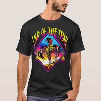 Ende des Trail Retro Indianerin T-Shirt