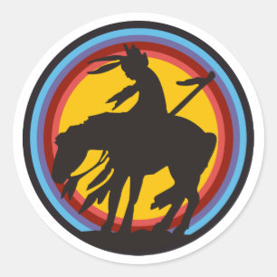 Ende des Weges Runder Aufkleber