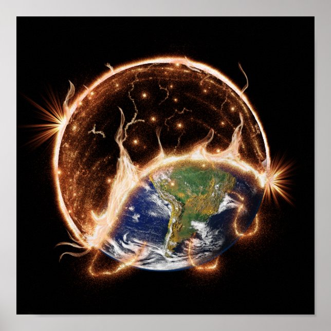 Ende des Weltposters. Poster (Vorne)