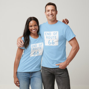Ende des Zeichens des Weg-66 T-Shirt