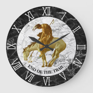 ENDE DES ZUGES GROßE WANDUHR