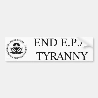 ENDE E.P.A. TYRANNY AUTOAUFKLEBER