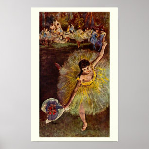 Ende eines Arabesken von Edgar Degas, Vintages Bal Poster