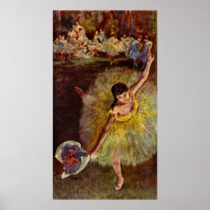 Ende eines Arabesken von Edgar Degas, Vintages Bal Poster