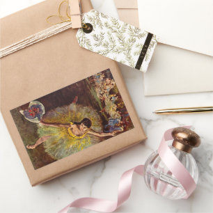 Ende eines Arabesken von Edgar Degas, Vintages Bal Rechteckiger Aufkleber