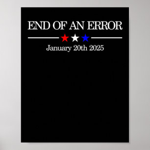 Ende eines Irrtums in der politischen Satire für J Poster