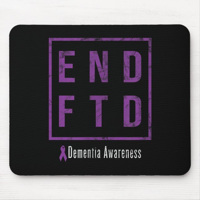 Ende FTD, erschütternde Frontotemporale Demenz Awa Mousepad (Vorne)