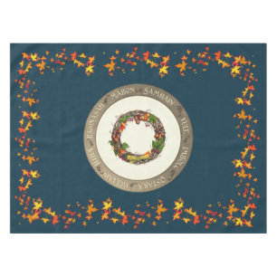Ende Herbst Rad des Jahres Altar Tuch Tischdecke