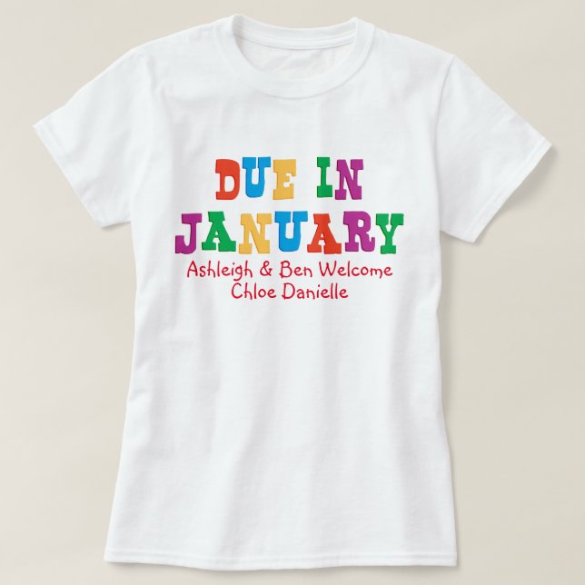 Ende Januar T-Shirt (Design vorne)