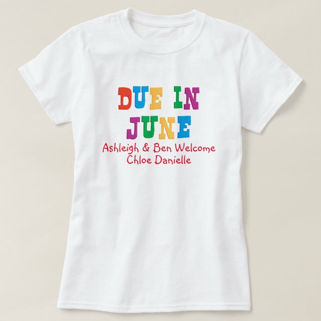 Ende Juni T-Shirt (Design vorne)