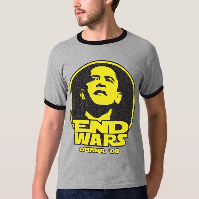 Ende kämpft Obama T-Shirt (Vorderseite)