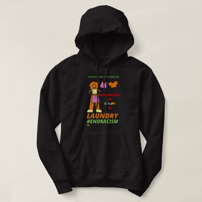 "ENDE RACISM" HOODIE (Design vorne)