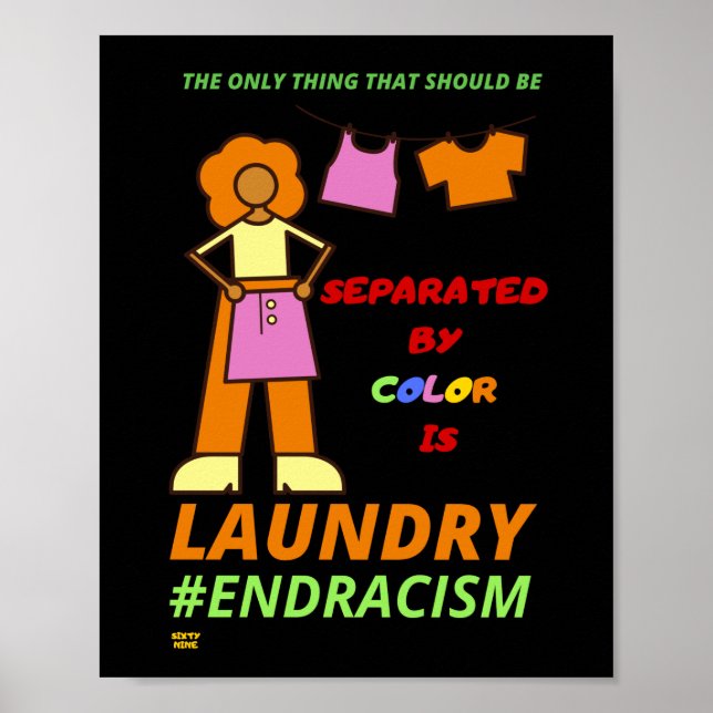 "ENDE RACISM" POSTER (Vorne)