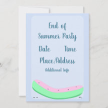 Ende Sommer Party Kawaii Watermelon