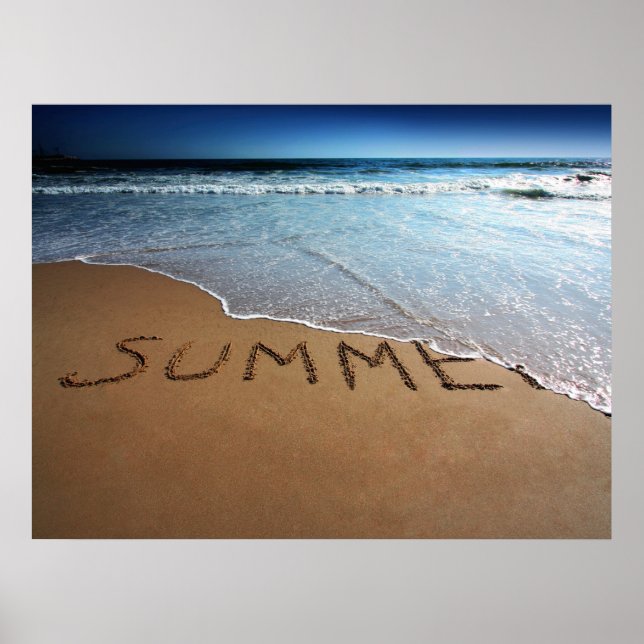 Ende Sommer Poster Print (Vorne)