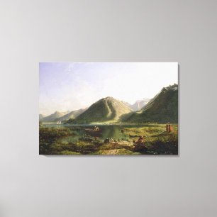 Ende von Genfersee, 1835 (Öl auf Leinwand) Leinwanddruck