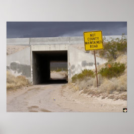 Ende von Las Vegas Blvd. Poster Print